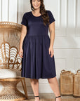 Plus size dress model 183285 Karko