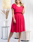Plus size dress model 183386 Karko