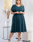 Plus size dress model 183387 Karko