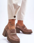 Heeled low shoes model 183961 Step in style