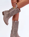 Open-work Boots model 184037 Step in style