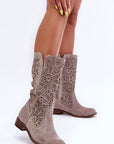 Open-work Boots model 184037 Step in style
