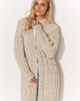 Cardigan model 184394 Makadamia