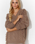 Jumper model 184793 Makadamia