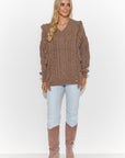 Jumper model 184793 Makadamia
