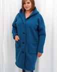 Coat plus size model 184905 Karko
