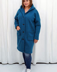 Coat plus size model 184905 Karko
