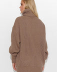 Turtleneck model 185216 Makadamia