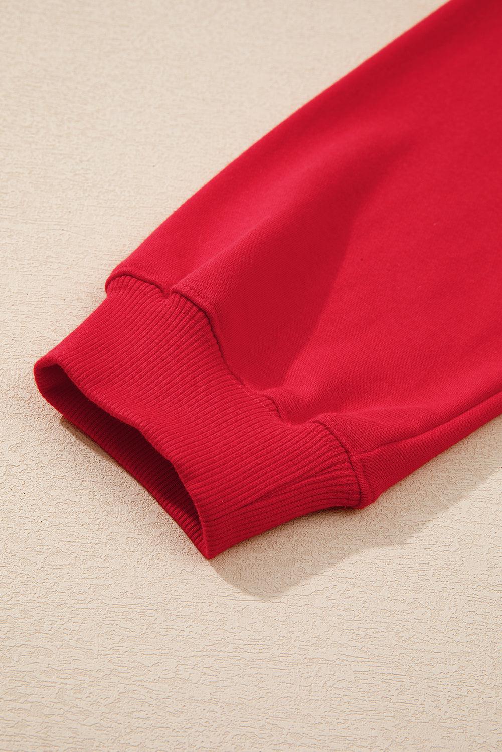 Black Solid Crew Neck Drop Shoulder Plus Size Sweatshirt - Toi ‘n’ Moi Ltd