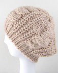 Ladies Soft Knit Beanie Crochet Knitted Style Beanie Hat for Women Slouchy Hats - Toi ‘n’ Moi Ltd
