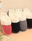 LADIES WOMENS WARM FAUX FUR LINED COMFY HARD SOLE OUTDOOR SLIPPERS SHOES SIZE - Toi ‘n’ Moi Ltd