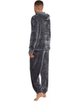Snuggaroo Mens Soft Fleece Hooded Pjs Pyjama Bottoms Top Loungewear Set - Toi ‘n’ Moi Ltd