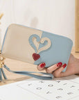Women Zipper Leather Long Wallet Large Capacity Card Holder Tassel Clutch Purse - Toi ‘n’ Moi Ltd