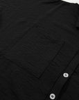 Black Plain Half Button Collared Pocket Loose Romper - Toi ‘n’ Moi Ltd
