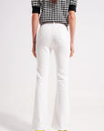 Flared Jeans in White