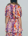 Floral Mini Dress in Multicolour