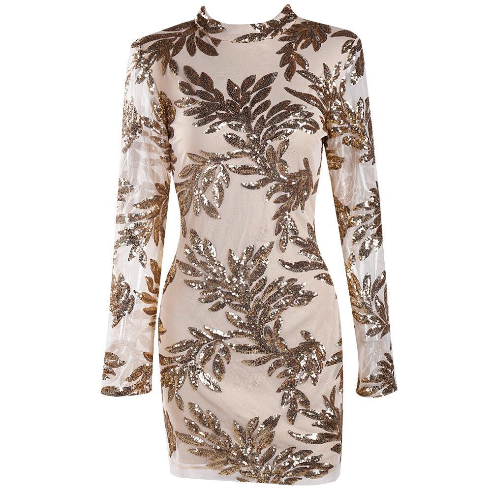 Sequin Mesh Sequin Dress - Toi ‘n’ Moi Ltd