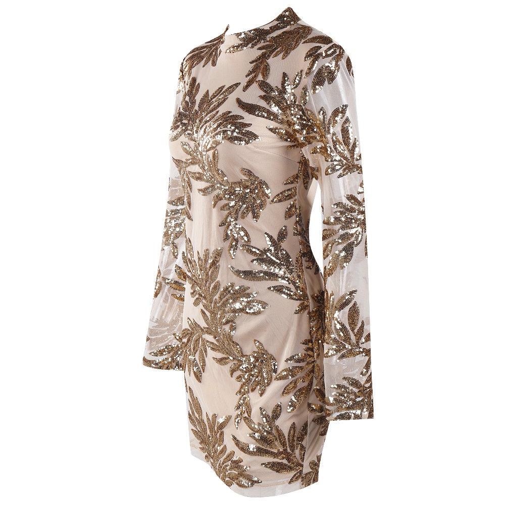 Sequin Mesh Sequin Dress - Toi ‘n’ Moi Ltd