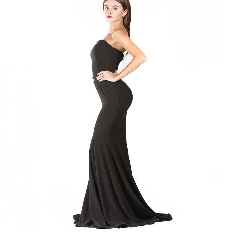 Black Mermaid Dress - Toi ‘n’ Moi Ltd