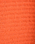 Cut Out Tie Bow Sleeve Detail Chunky Knitted Top