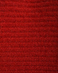 Cut Out Tie Bow Sleeve Detail Chunky Knitted Top