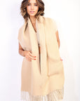 Winter Oversized Scarf with Tassel
