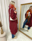 Chunky Knitted Balloon Sleeve Long Maxi Cardigan - Toi ‘n’ Moi Ltd