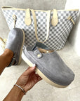 Chunky Slingback Closed Toe Clogs