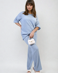 Cheesecloth Pattern Top and Trouser Co-ord Set - Toi ‘n’ Moi Ltd