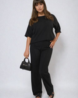 Cheesecloth Pattern Top and Trouser Co-ord Set - Toi ‘n’ Moi Ltd