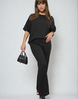 Cheesecloth Pattern Top and Trouser Co-ord Set - Toi ‘n’ Moi Ltd