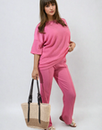 Cheesecloth Pattern Top and Trouser Co-ord Set - Toi ‘n’ Moi Ltd