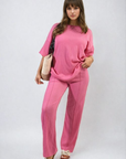Cheesecloth Pattern Top and Trouser Co-ord Set - Toi ‘n’ Moi Ltd