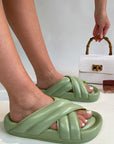 Chunky Crossover Sandals - Toi ‘n’ Moi Ltd