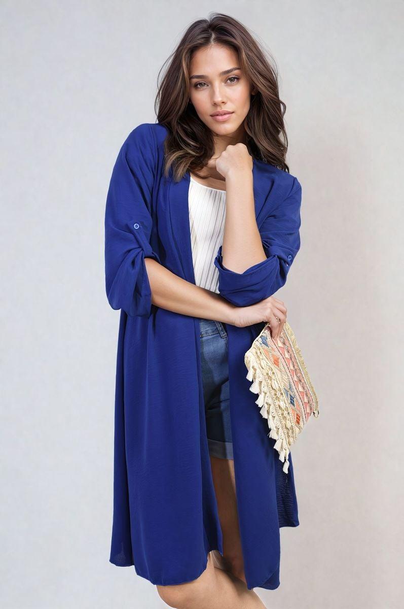 Open Front Knitted Long Cardigan - Toi ‘n’ Moi Ltd