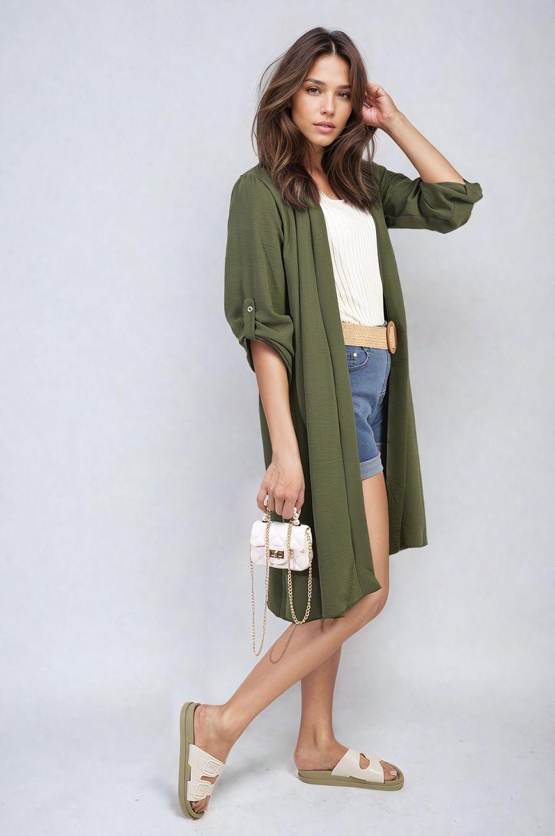 Open Front Knitted Long Cardigan - Toi ‘n’ Moi Ltd