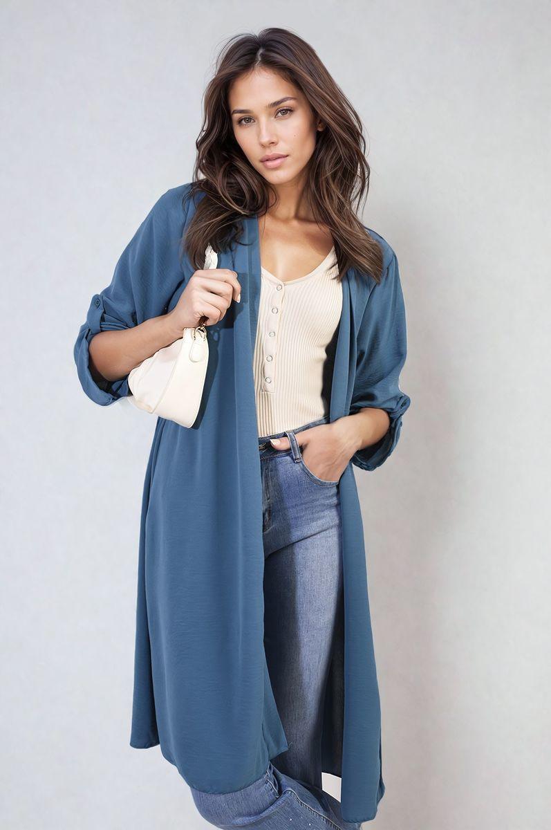 Open Front Knitted Long Cardigan - Toi ‘n’ Moi Ltd