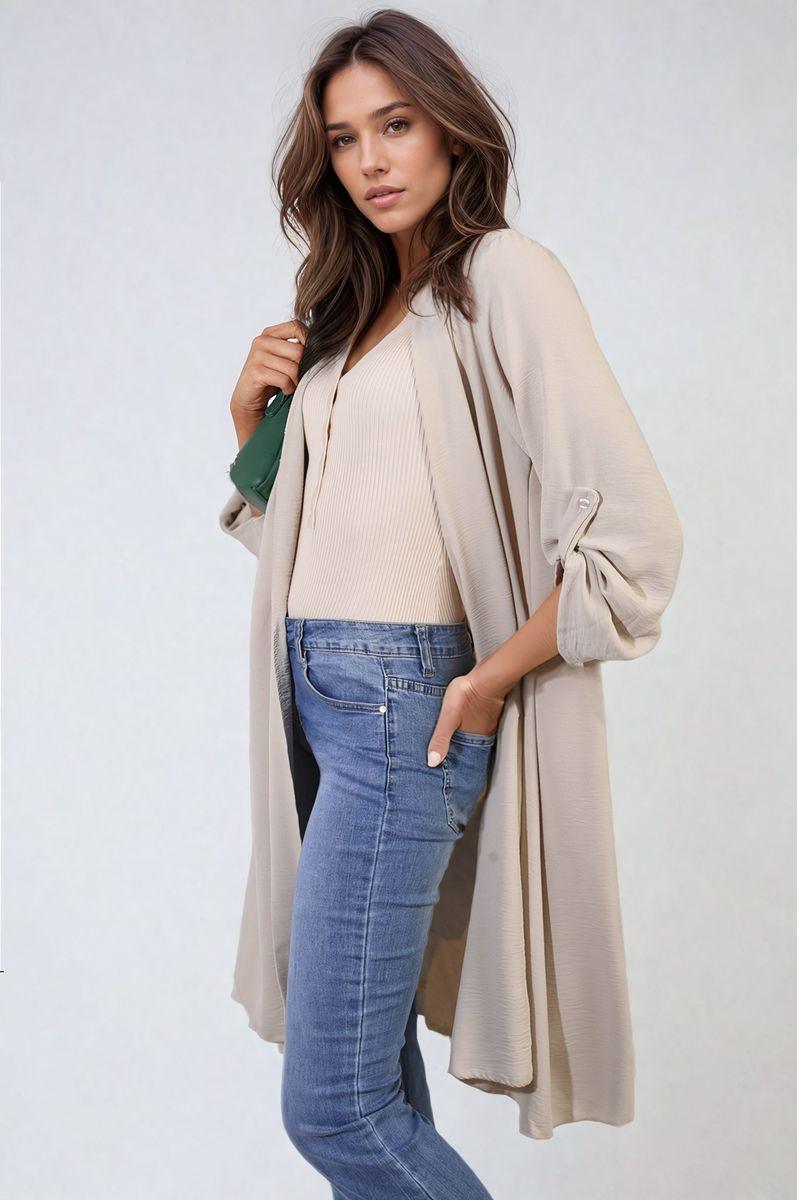 Open Front Knitted Long Cardigan - Toi ‘n’ Moi Ltd