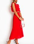 Pleated Maxi Dress