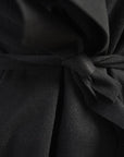Wide Lapel Sleeveless Belted Jacket - Toi ‘n’ Moi Ltd