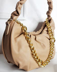 Shoulder Bag with Chain Detail
