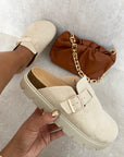 Chunky Closed Toe Buckle Sandals - Toi ‘n’ Moi Ltd