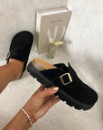 Chunky Closed Toe Buckle Sandals - Toi ‘n’ Moi Ltd