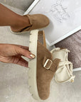 Chunky Closed Toe Buckle Sandals - Toi ‘n’ Moi Ltd