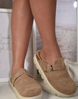 Chunky Closed Toe Buckle Sandals - Toi ‘n’ Moi Ltd