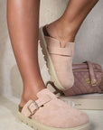 Chunky Closed Toe Buckle Sandals - Toi ‘n’ Moi Ltd