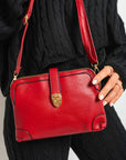 Multi-pocket Crossbody Zipper Bag