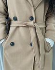 Belted Button Hooded Trench Coat - Toi ‘n’ Moi Ltd