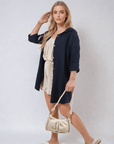 Button Down Long Sleeve Oversized Shirt - Toi ‘n’ Moi Ltd