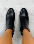 Contrast Heeled Ankle Boots